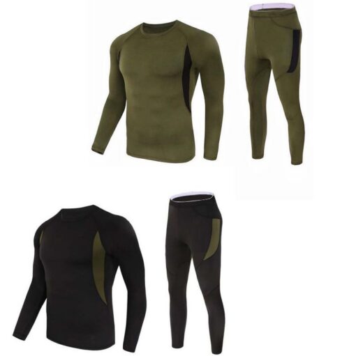 V888-ELOSUNG49194-202603310520-00.jpg Elosung Men's 4-Way Stretch Thermal Underwear 2-Pack – image 1