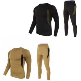 Elosung Men's Thermal Underwear 2-Pack, Fleece Lined – image 1