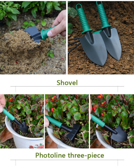 Elosung 10 Piece Purple Garden Tool Set with Case – image 3