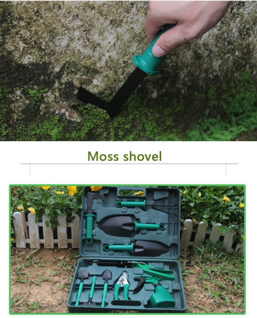 Elosung 10 Piece Purple Garden Tool Set with Case – image 5