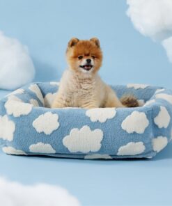 Elosung Plush Pet Bed with Removable Cover - Image 1
