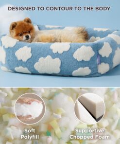 Elosung Plush Pet Bed with Removable Cover - Image 2