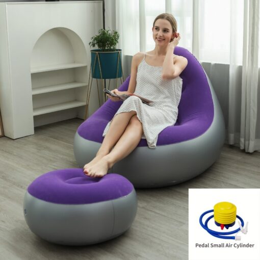 V888-ELOSUNG49505-202604131751-00.jpg Elosung S-Shaped Inflatable Lounge Chair Set – image 1