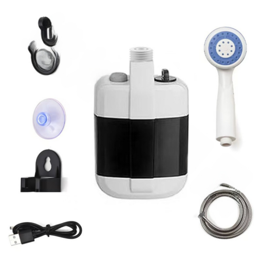 Elosung Portable Electric Shower with 3 Mode Spray – image 2
