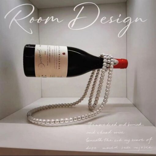 Elosung White Pearl Floating Wine Rack – image 2