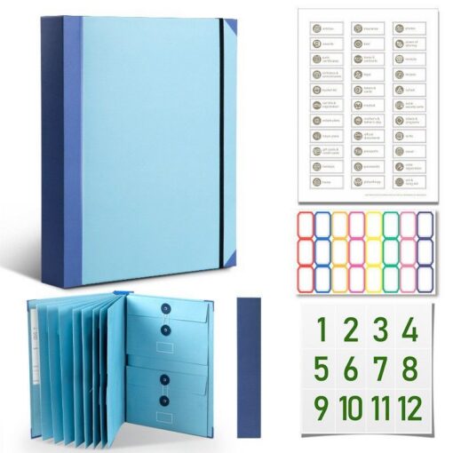 V888-ELOSUNG49621-00.jpg Elosung Emergency Information Binder 5cm – image 1