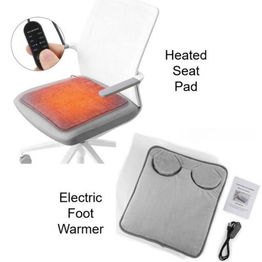 V888-ELOSUNG49835-00.jpg Elosung USB Foot Warmer & Seat Pad Set, 4 Heat Levels – image 1