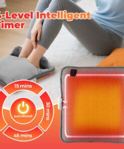 Elosung USB Foot Warmer & Seat Pad Set, 4 Heat Levels - Image 3