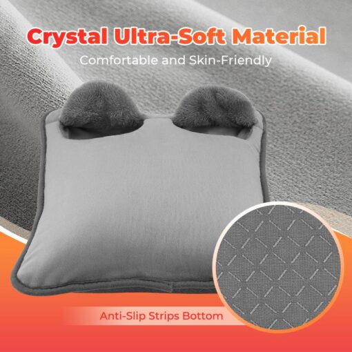 Elosung USB Foot Warmer & Seat Pad Set, 4 Heat Levels – image 4