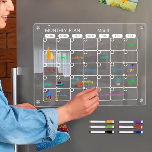 Elosung 4 Board Magnetic Acrylic Planner Set – image 5