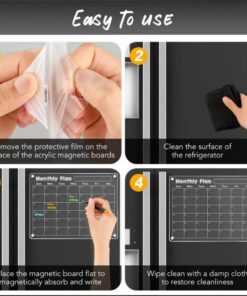Elosung 4 Board Magnetic Acrylic Planner Set - Image 6