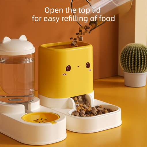 Elosung Pink 2-in-1 Pet Feeder Set – image 3