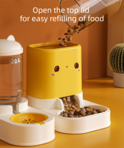 Elosung Automatic Feeder & Waterer, Food/Water Separation - Image 3