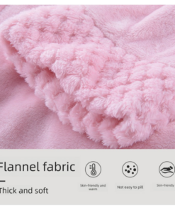 Elosung Grey XL Plush Flannel Robe with Shawl Collar - Image 2