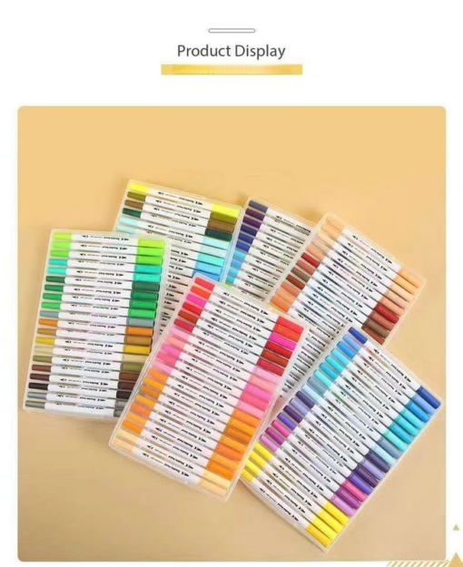 Elosung 100-Colour Dual-Tip Watercolour Markers – image 4