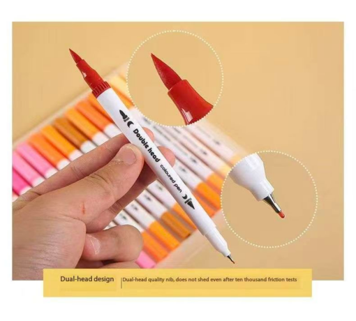 Elosung 120-Colour Dual-Tip Marker Set – image 3
