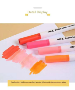 Elosung 100 Colour Dual Tip Watercolour Marker Set - Image 7