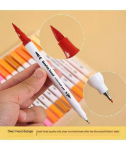 Elosung 120-Colour Dual-Tip Watercolour Markers - Image 3