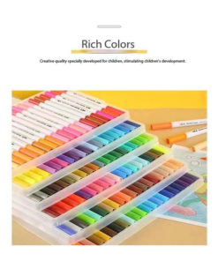 Elosung 120-Colour Dual-Tip Watercolour Markers - Image 5
