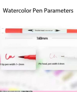 Elosung 120-Colour Dual-Tip Watercolour Markers - Image 6
