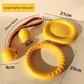Elosung 4-Piece EVA Floating Dog Ring Set – image 1