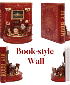 Elosung Book Nook Kit with LED Theatre Scene - Image 3