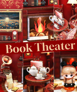 Elosung Book Nook Kit with LED Theatre Scene - Image 5