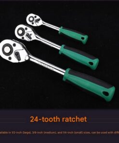 Elosung 12-Piece Socket Set with 24-Tooth Ratchet - Image 5