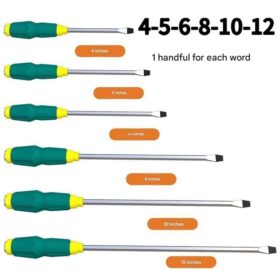 Elosung 6-Piece Magnetic Impact Screwdriver Set – image 1