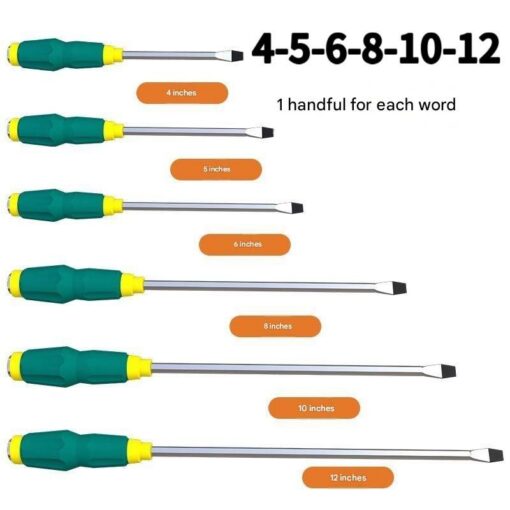 V888-ELOSUNG50899-00.jpg Elosung 6-Piece Magnetic Impact Screwdriver Set – image 1