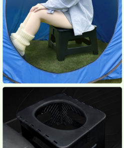 Elosung Portable Folding Toilet Stool, 100kg - Image 10