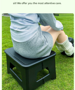 Elosung Portable Folding Toilet Stool, 100kg Capacity - Image 6