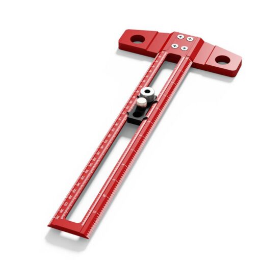 V888-ELOSUNG50982-00.jpg Elosung T-Square Ruler with Drill Bushings – image 1