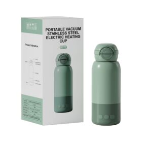 Elosung Portable Electric Water Cup 450ml 316 Steel – image 1