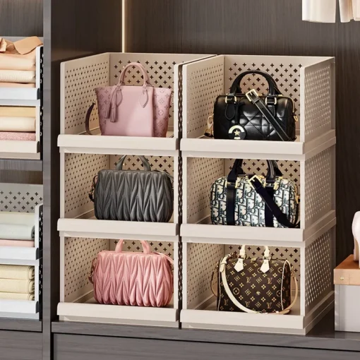 Elosung Wardrobe Organiser Set with High and Low Drawers – image 3