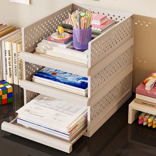 Elosung Wardrobe Organiser Set with High and Low Drawers – image 4