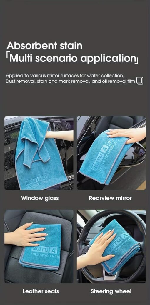 Elosung Car Cleaning Set with 20L Foldable Bucket – image 8