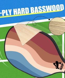 Elosung 9-Ply Wooden Pickleball Paddle Set - Image 3