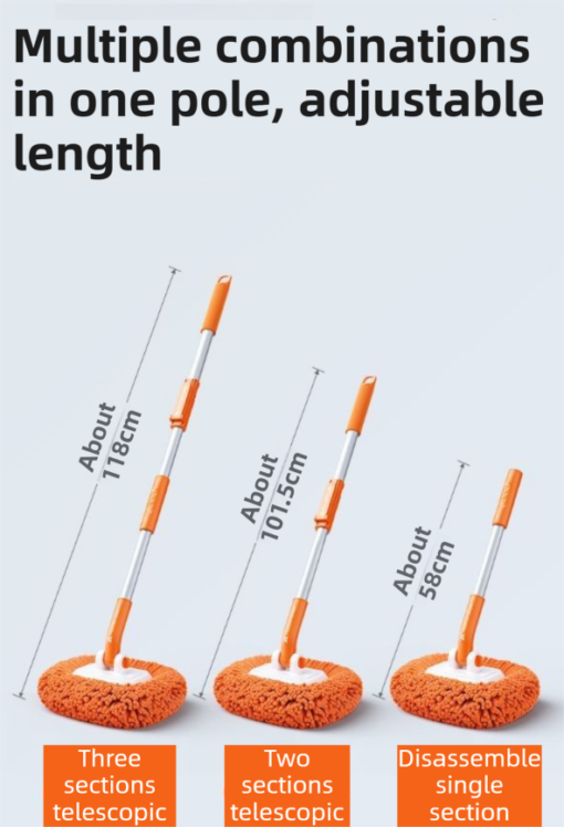 Elosung Car Wash Mop with 180° Rotating Head – image 6