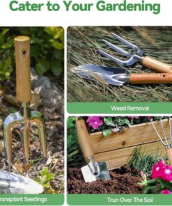 Elosung 9 Piece Aluminium Garden Set with Tote - Image 5