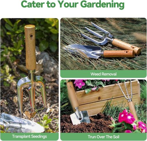 Elosung 9 Piece Aluminium Garden Set with Tote – image 5