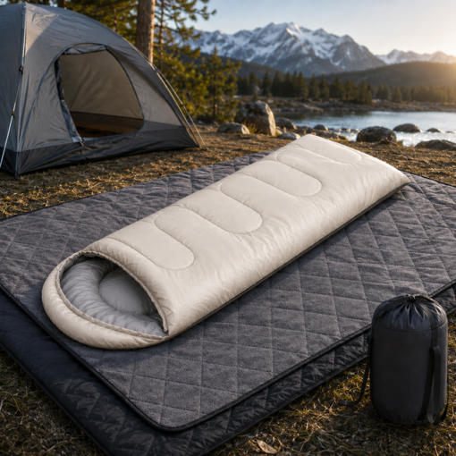 V888-ELOSUNG52288-00.png Elosung 2-in-1 Camping Kit with Fleece Blanket – image 1