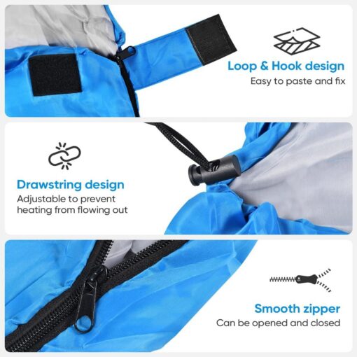 Elosung 2-in-1 Camping Kit with Fleece Blanket – image 3