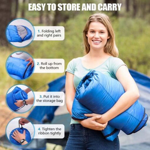 Elosung 2-in-1 Camping Kit with Fleece Blanket – image 4