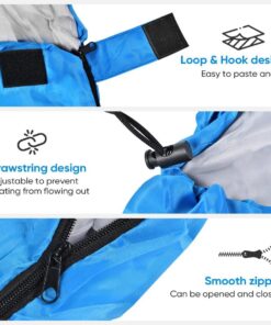 Elosung Envelope Sleeping Bag with Blanket Design - Image 3