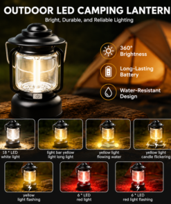 Elosung Camping Lantern with 7 Lighting Modes - Image 4
