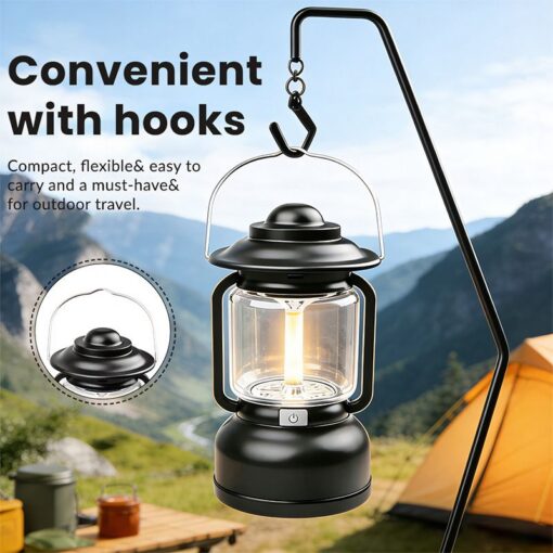 Elosung Camping Lantern with 7 Lighting Modes – image 6