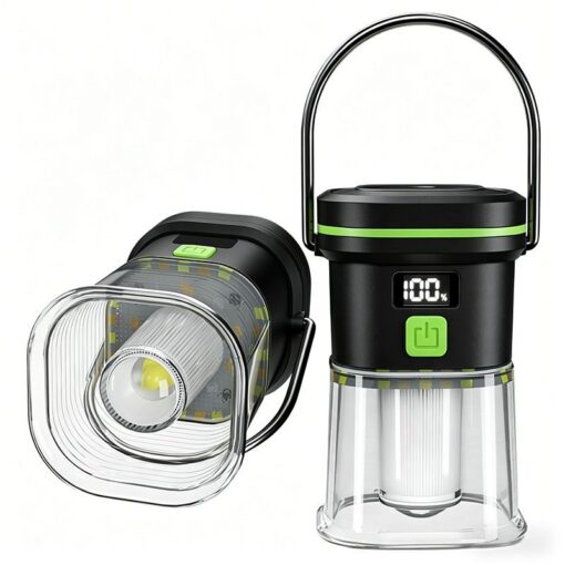 V888-ELOSUNG52314-00.jpg Elosung LY27 Camping Lantern with 100m Spotlight – image 1