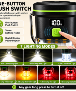 Elosung LY27 Camping Lantern with 100m Spotlight - Image 3