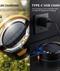 Elosung LY20 Solar Camping Lantern with USB-C - Image 6